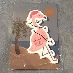 𝅺flamingo Christmas Happy Hour Napkins